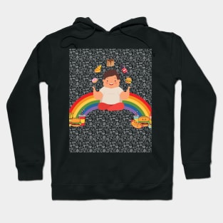 Fast Food Rainbow Hoodie